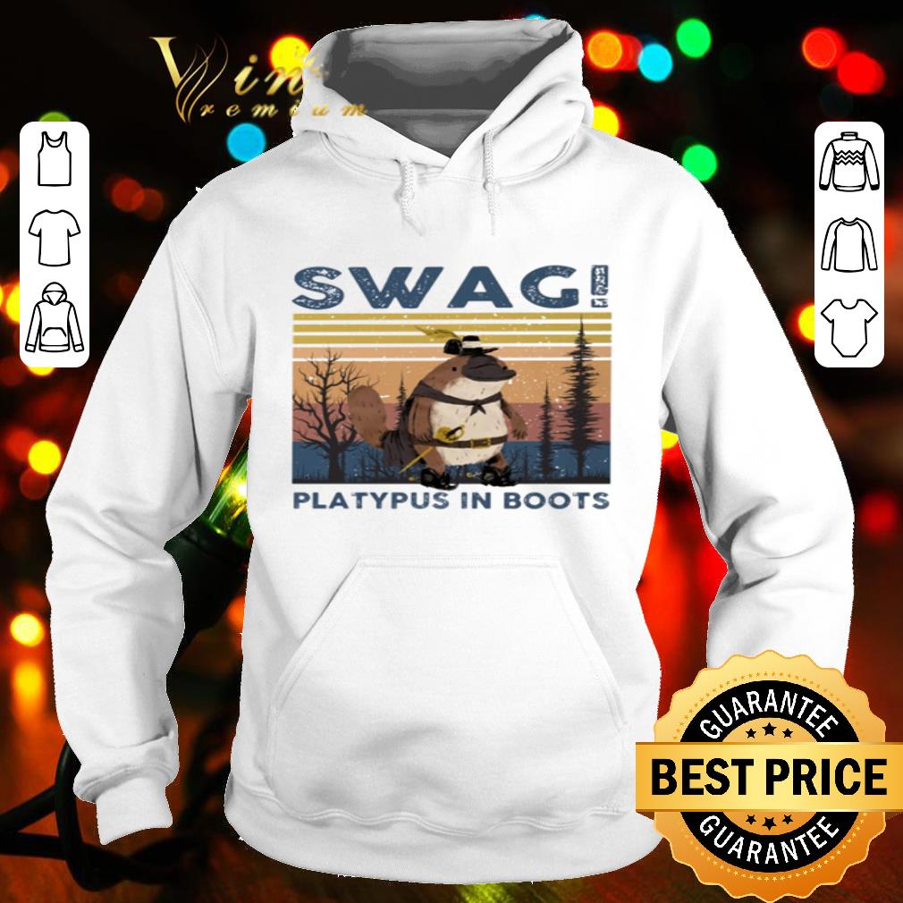 Swag platypus in boots vintage shirt