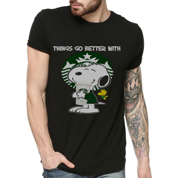 82841e58 snoopy hug starbucks things go better with starbucks shirt 4 - Snoopy Hug Starbucks Things Go Better With Starbucks Shirt