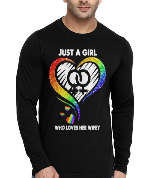 82e78f12 lgbt heart just a girl who loves her wifey shirt 4 - LGBT Heart Just A Girl Who Loves Her Wifey Shirt