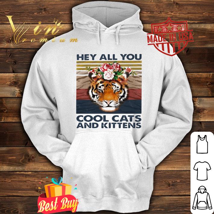 830b2c75 hey all you cool cats and kittens tiger flower vintage shirt 4 - Hey All You Cool Cats And Kittens Tiger Flower Vintage shirt