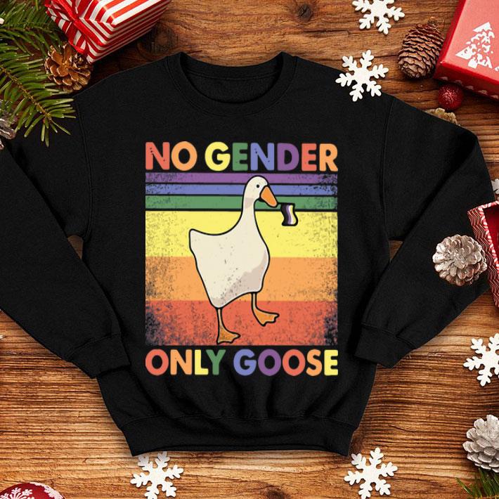 Vintage LGBT Duck No Gender Only Goose shirt