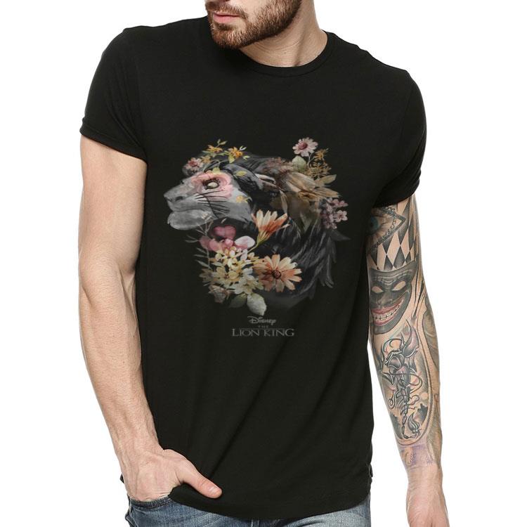 Disney Lion King Simba Water Color Floral Portrait Shirt 84f4183c disney lion king simba water color floral portrait shirt 4 - Disney Lion King Simba Water Color Floral Portrait Shirt