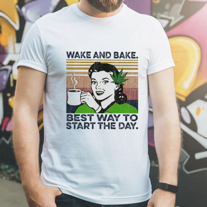 Vintage Weed Wake And Bake Best Way To Start The Day shirt 12 Vintage Weed Wake And Bake Best Way To Start The Day shirt