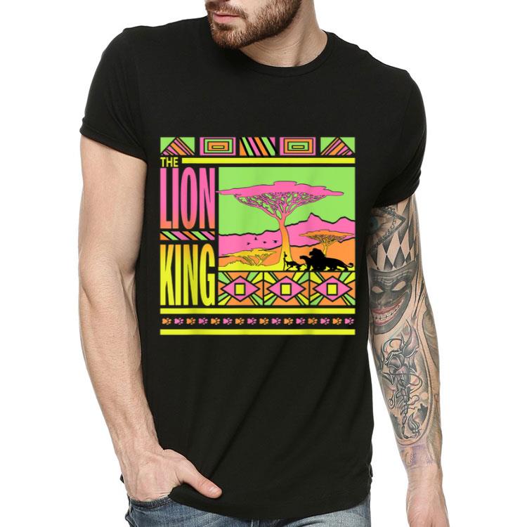 Disney Lion King Retro Geometric Style Poster Shirt