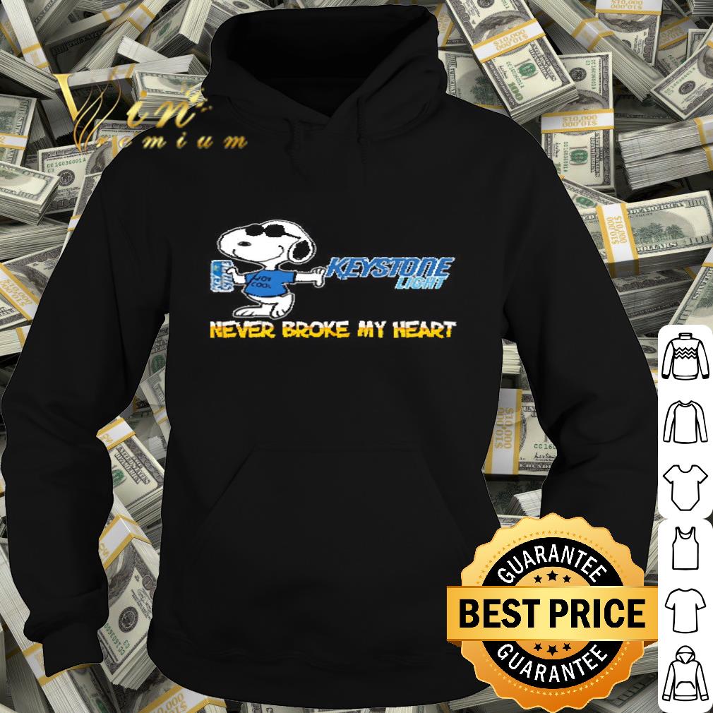 Snoopy Never Block My Heart Keystone Light shirt