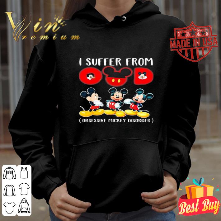 Disney Mickey Mouse I Suffer From Omd Obsessive Mickey Disorder shirt