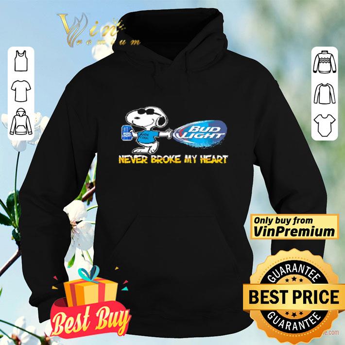879fd4c5 snoopy bud light never broke my heart shirt 4 - Snoopy Bud light never broke my heart shirt
