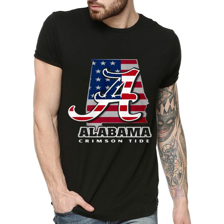 Alabama Crimson Tide American Flag Shirt