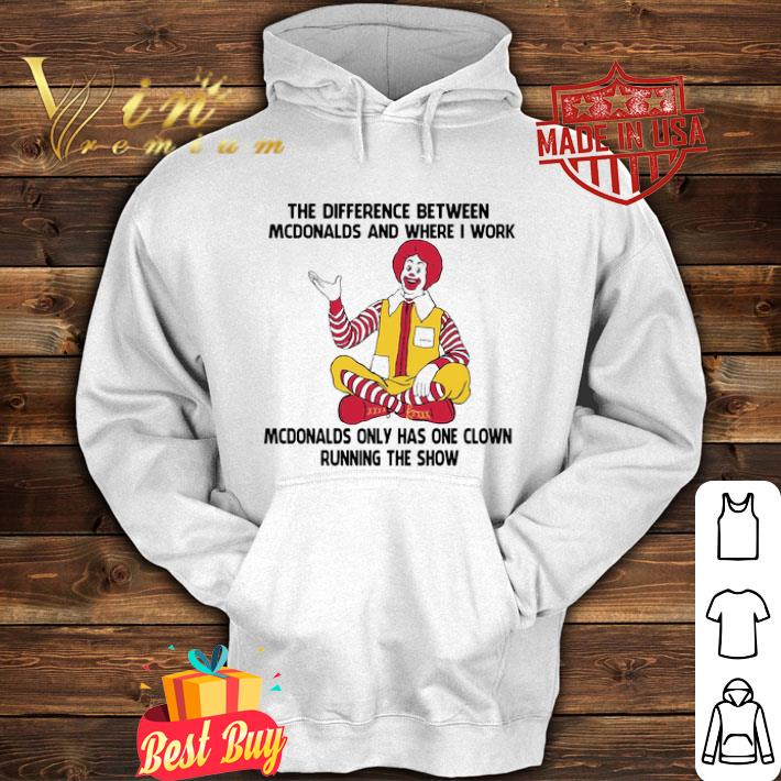 Ronald Mcdonalds Only Has One Clown Running The Show shirt