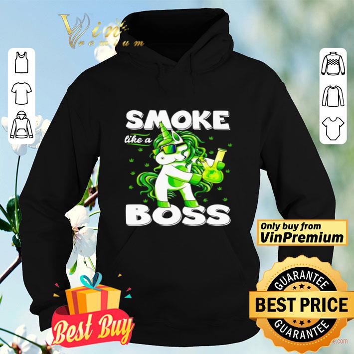 Smoke like a boss Unicorn shirt 88118dd3 smoke like a boss unicorn shirt 4 - Smoke like a boss Unicorn shirt