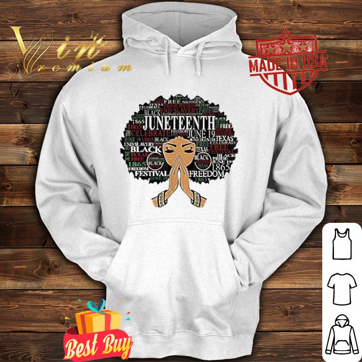 Black Girl Juneteenth Celebrate Freedom shirt