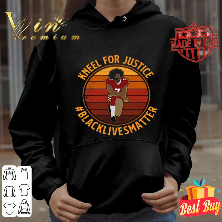 Colin Kaepernick Kneel For Justice George Floyd Black Lives Matter shirt