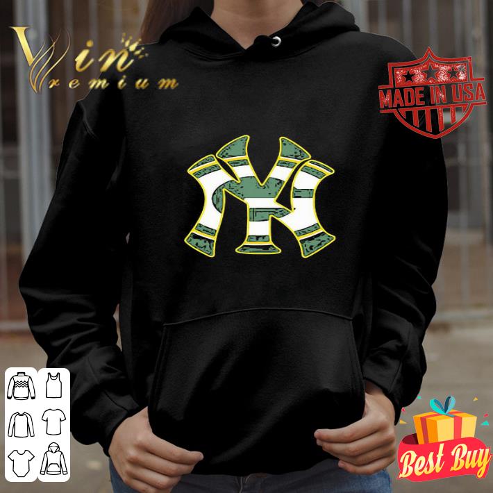 New York Yankees Mashup Green Bay Packers shirt