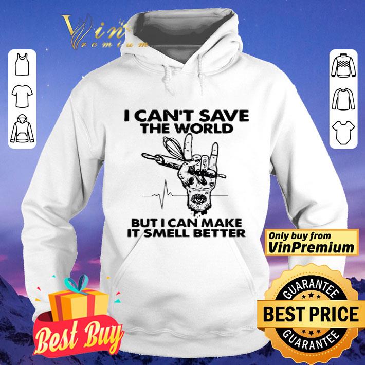 89b38ded baker i cant save the world but i can make it smell better heartbeat shirt 4 - Baker I Cant Save The World But I Can Make It Smell Better Heartbeat shirt