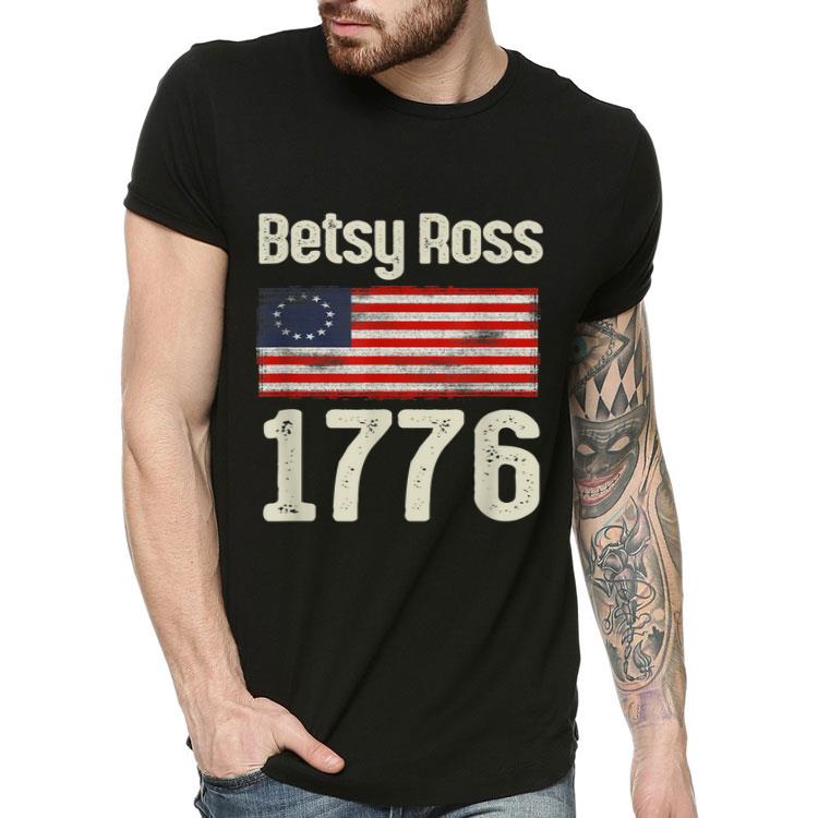 God Bless America Betsy Ross Flag 1776 Shirt