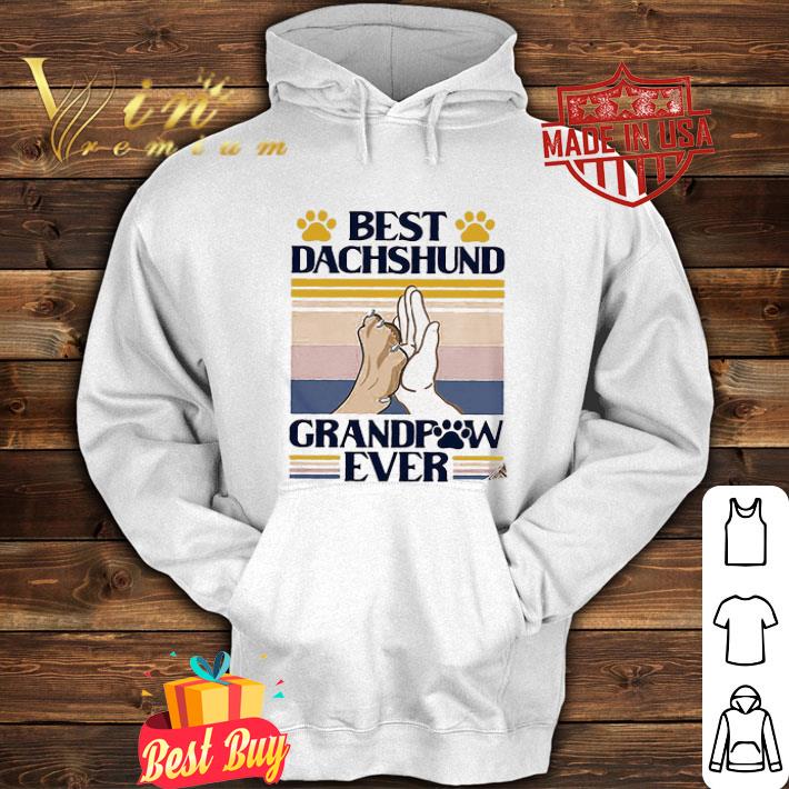 Vintage Best Dachshund Grandpaw Ever shirt