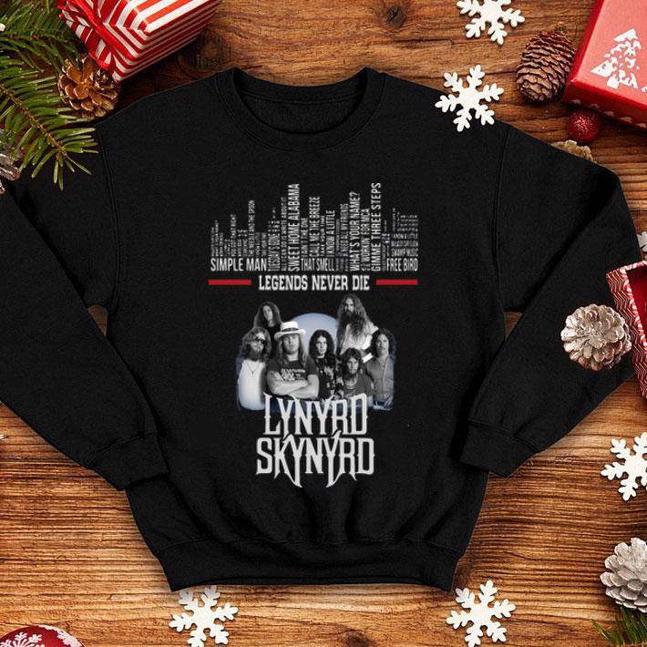 Lynyrd Skynyrd Legends Never Die shirt 1 Lynyrd Skynyrd Legends Never Die shirt
