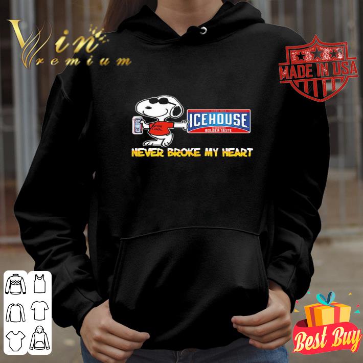 8cedb5ae snoopy icehouse beer never broke my heart shirt 4 - Snoopy icehouse beer never broke my heart shirt