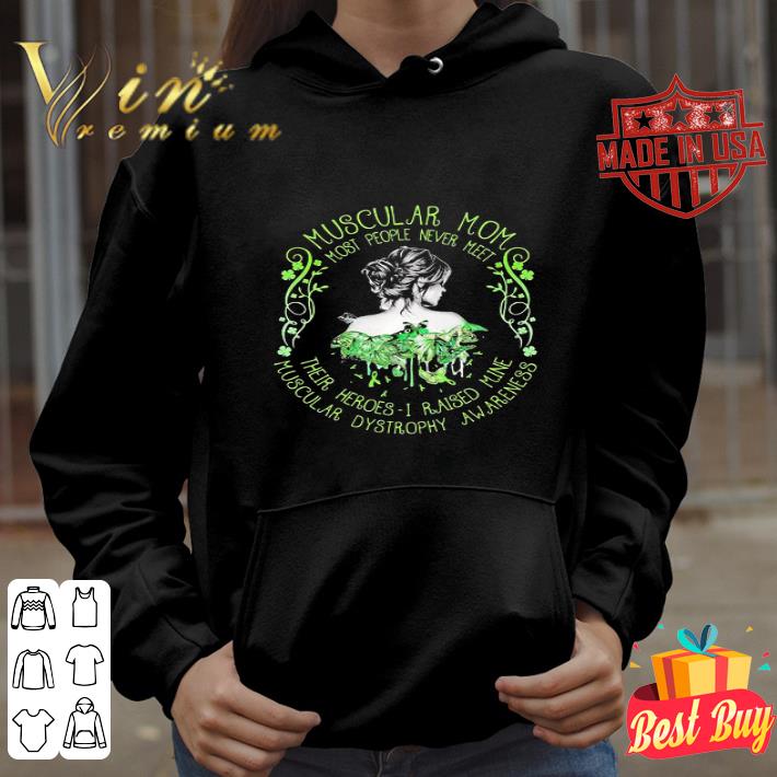 Muscular Mom Most People Never Meet Muscular Dystrophy Awareness shirt