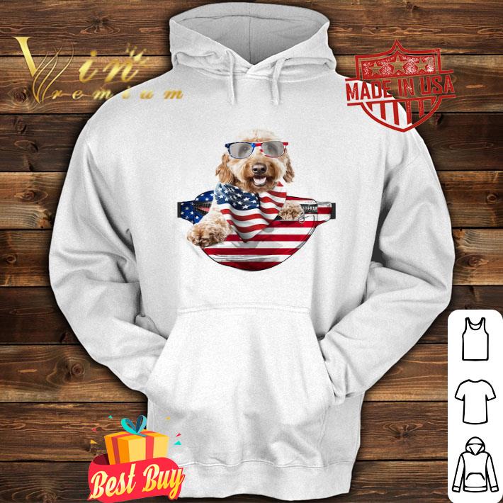 Goldendoodle Waist Pack American Flag 4th Of July shirt