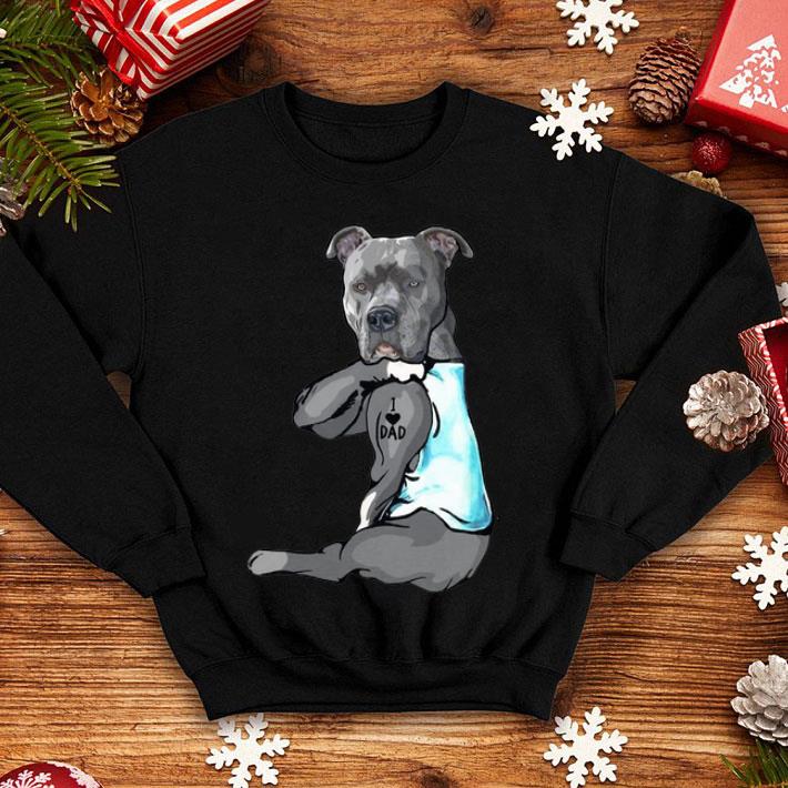 Pitbull Tattoos I Love Dad Father's Day shirt 90a4b78b pitbull tattoos i love dad father s day shirt 4 - Pitbull Tattoos I Love Dad Father's Day shirt