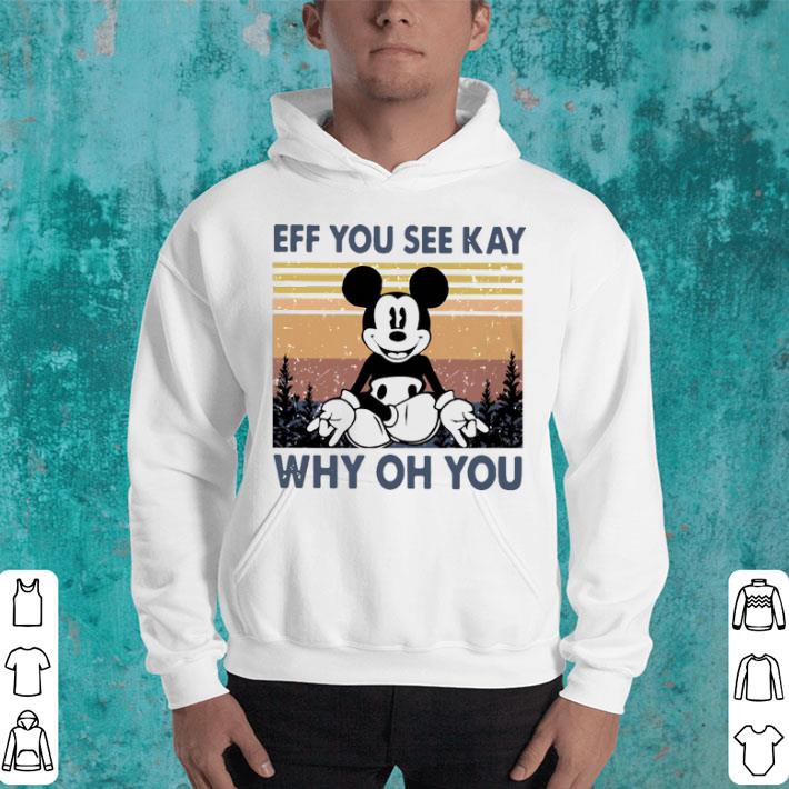 90f1450e mickey mouse yoga eff you see kay why oh you vintage shirt 4 - Mickey Mouse Yoga Eff You See Kay Why Oh You Vintage Shirt