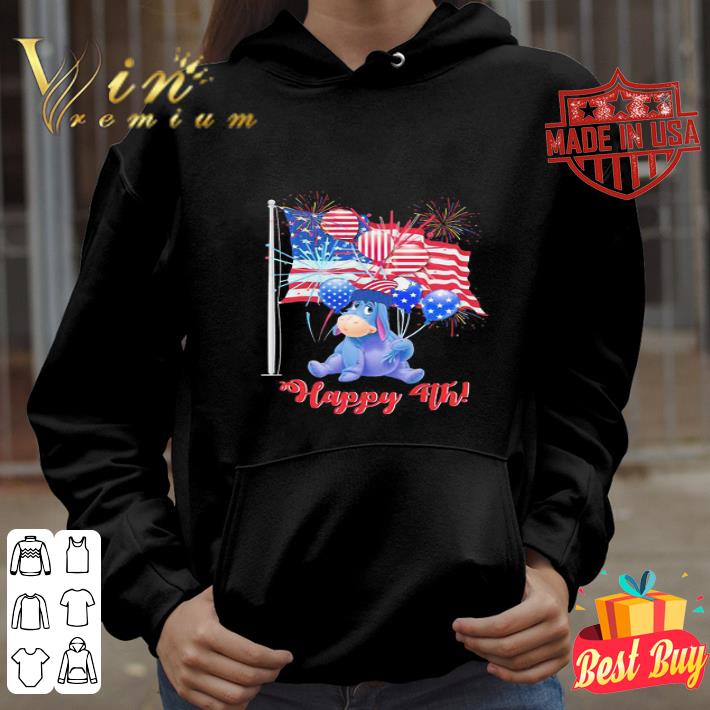 Eeyore 4th Firework American Flag Independence Day shirt