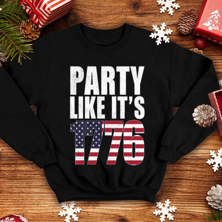 Party Like It’s 1776 American Flag Independence Day shirt