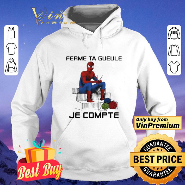 93a75bb1 spider man ferme ta gueule je compte shirt 4 - Spider Man ferme ta gueule Je compte shirt