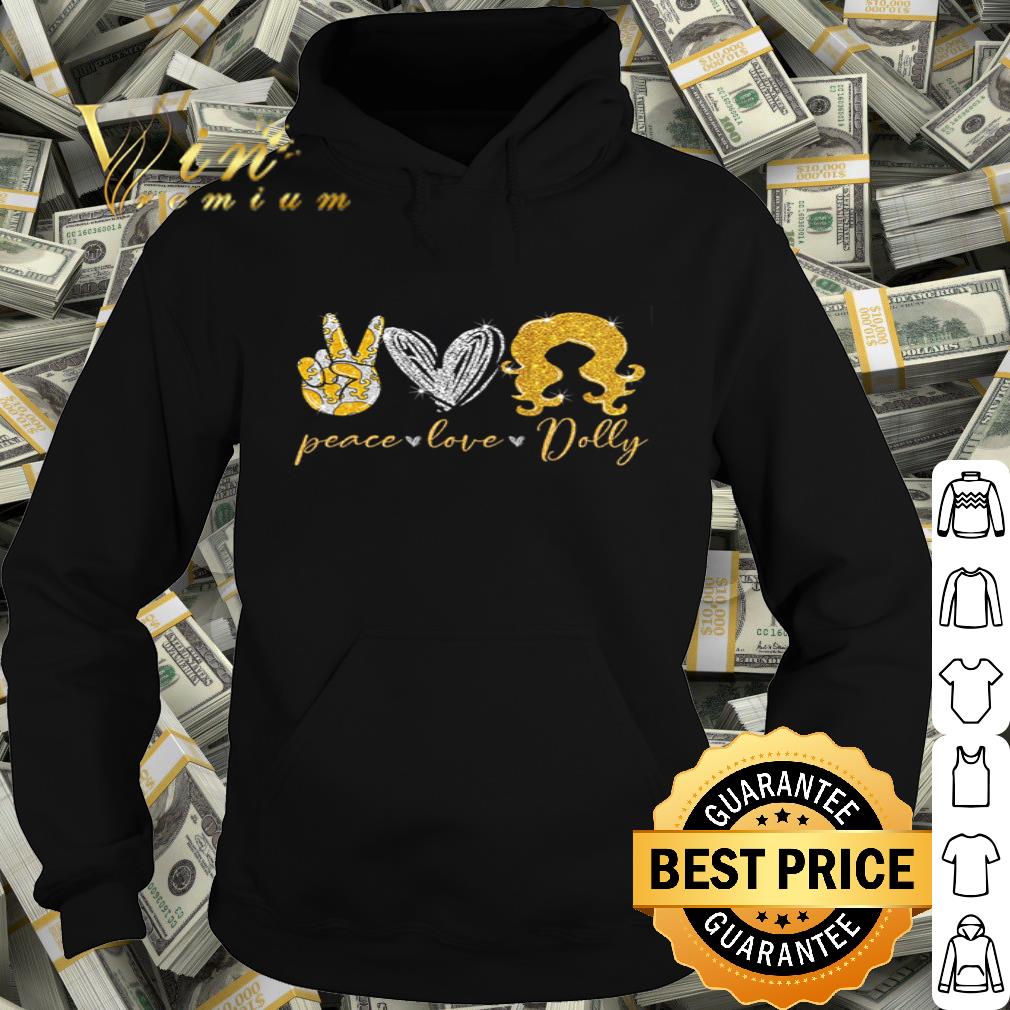Glitter Peace Love Dolly Parton shirt