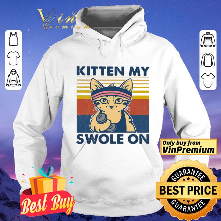 96c22ab1 strong cat kitten my swole on vintage shirt 4 - Strong Cat Kitten My Swole On Vintage shirt