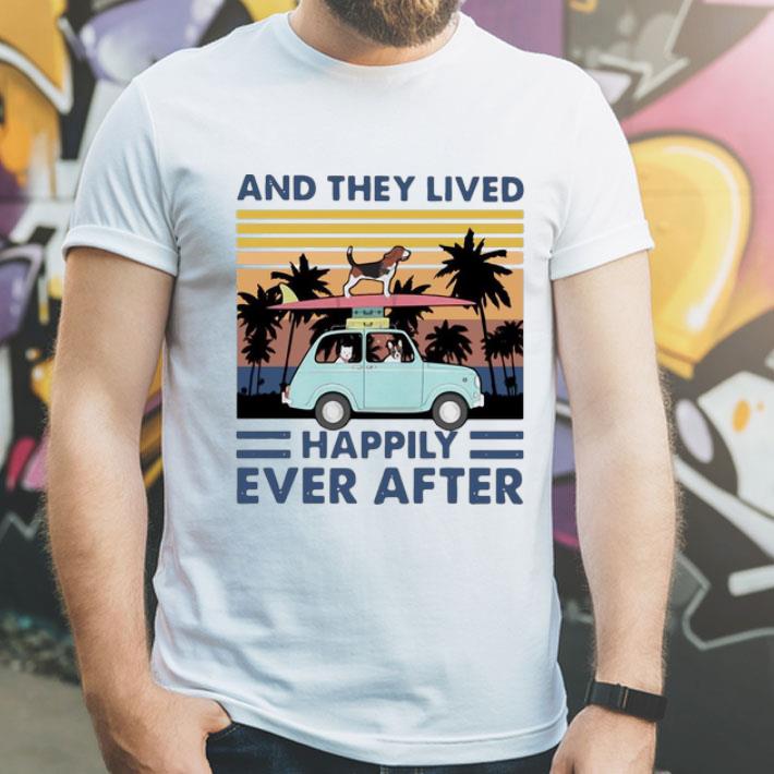 Vintage And They Lived Happily Ever After Dog shirt