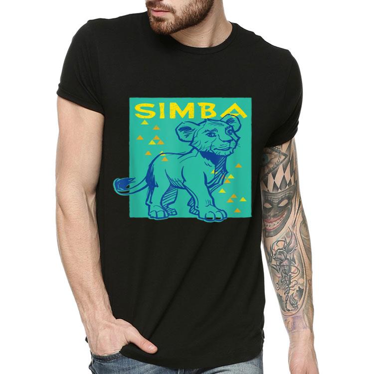 9b0726f6 disney the lion king live action simba triangles shirt 4 - Disney The Lion King Live Action Simba Triangles Shirt