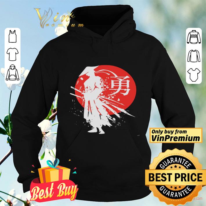 9ba47da7 japanese samurai warrior retro japan calligraphy for courage shirt 4 - Japanese Samurai Warrior Retro Japan Calligraphy for Courage shirt