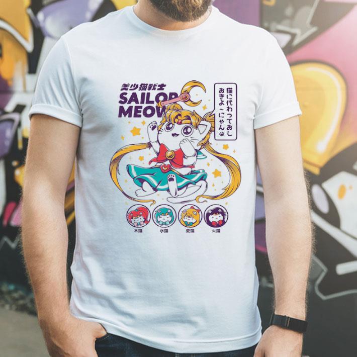 Sailor Meow Anime Japanese shirt