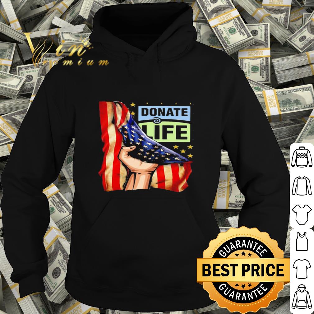 Donate Life American Flag 4th Of July Independence Day shirt