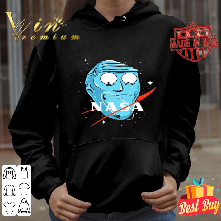 Rick And Morty Rick Sanchez Face NASA shirt