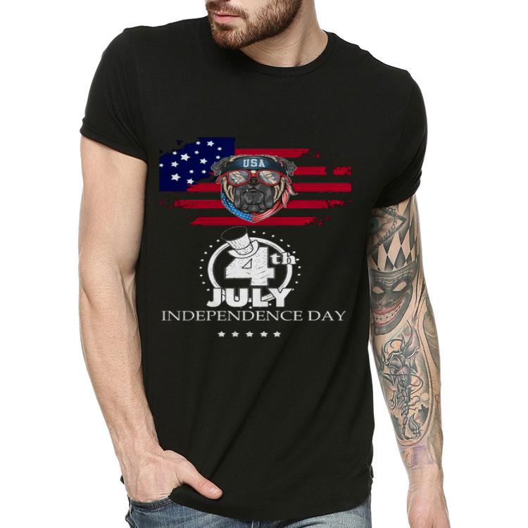 Pug American Flag USA 4th July Independence Day.png Shirt