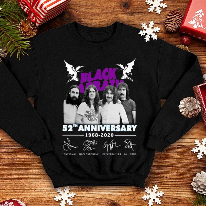 Black Sabbath 52th Anniversary 1968-2020 Signatures shirt