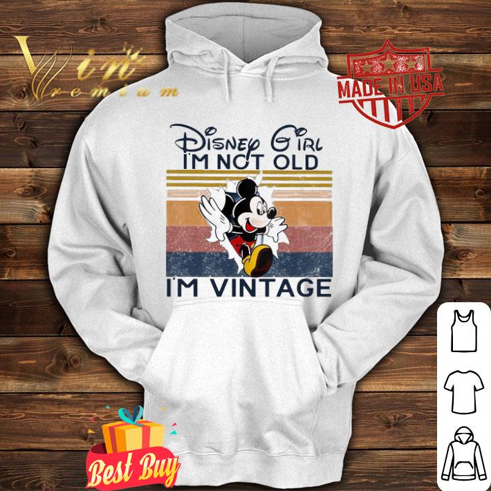 Mickey Mouse torn paper Disney Girl I’m Not Old I’m Vintage shirt
