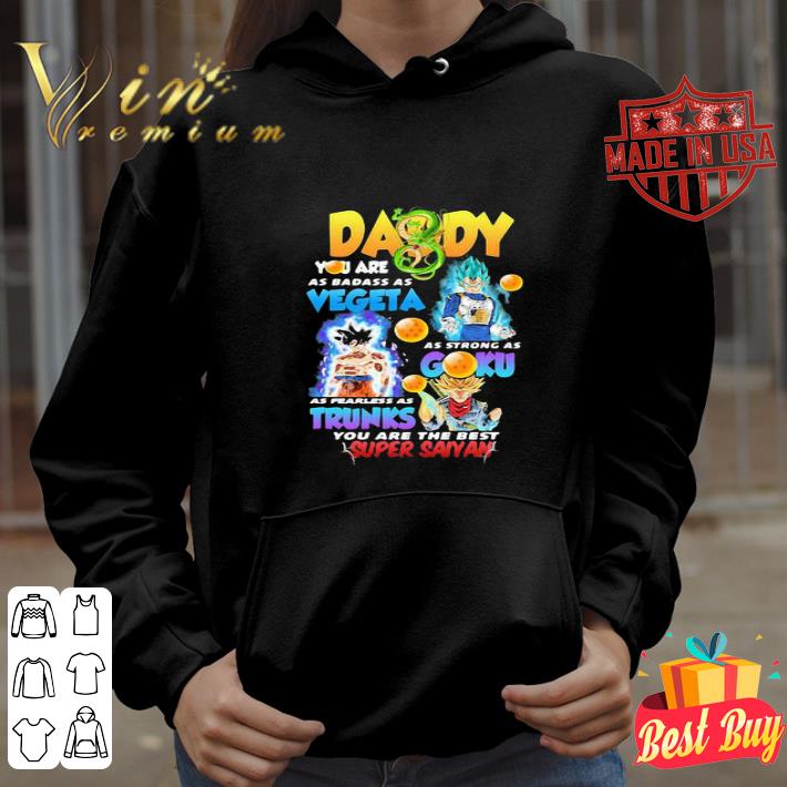 Dragon Ball Super Daddy Vegeta Goku Trunks Super Saiyan shirt