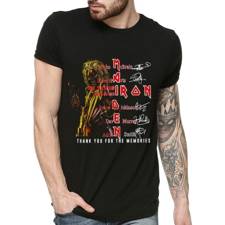 a17cf7cb maiden iron nicko mcbrain steve harris 45 years 1975 2020 thank you for the memories signatures shirt 4 - Maiden Iron Nicko Mcbrain Steve Harris 45 Years 1975 2020 Thank You For The Memories Signatures Shirt