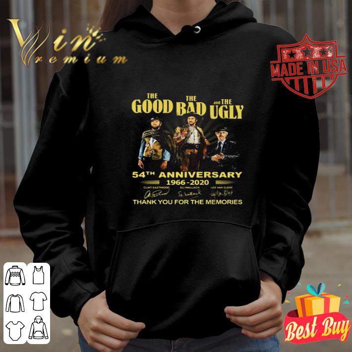The Good The Bad And The Ugly 54th Anniversary 1966-2020 Signatures shirt