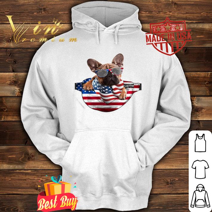 French Bulldog Waist Pack American Flag 4th Of July shirt
