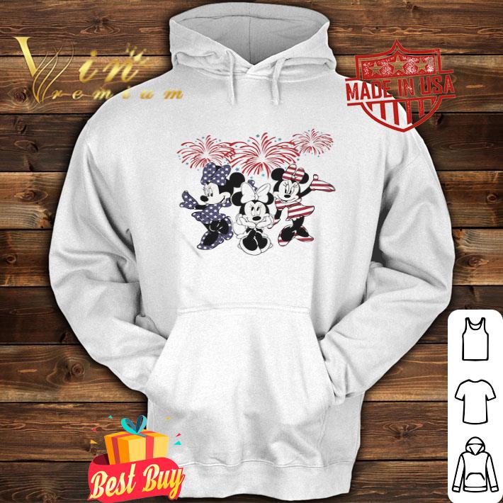 Firework Minnie Mouse American Flag Independence Day shirt
