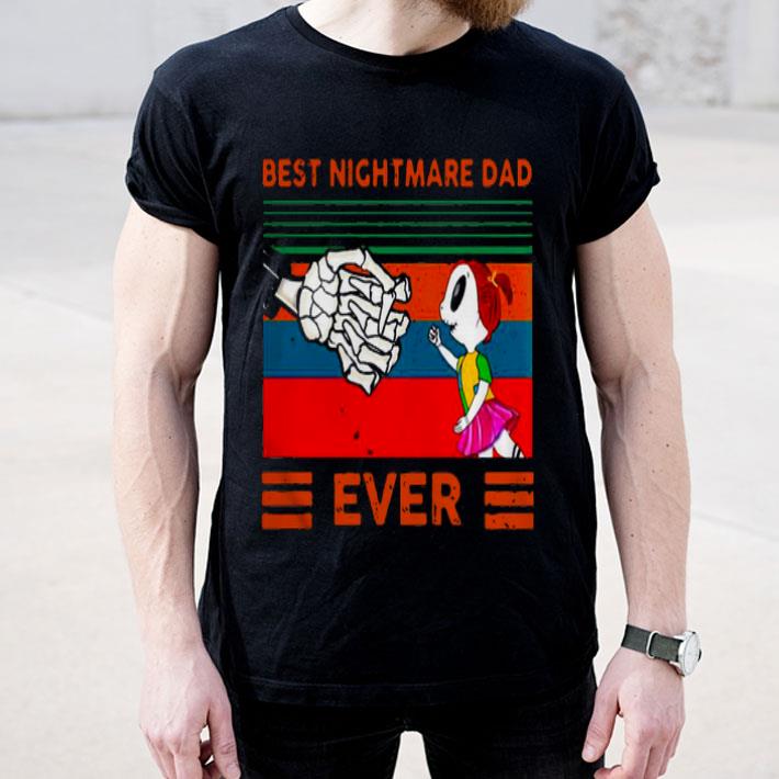 Jack Skellington Best Nightmare Dad Ever Vintage Shirt