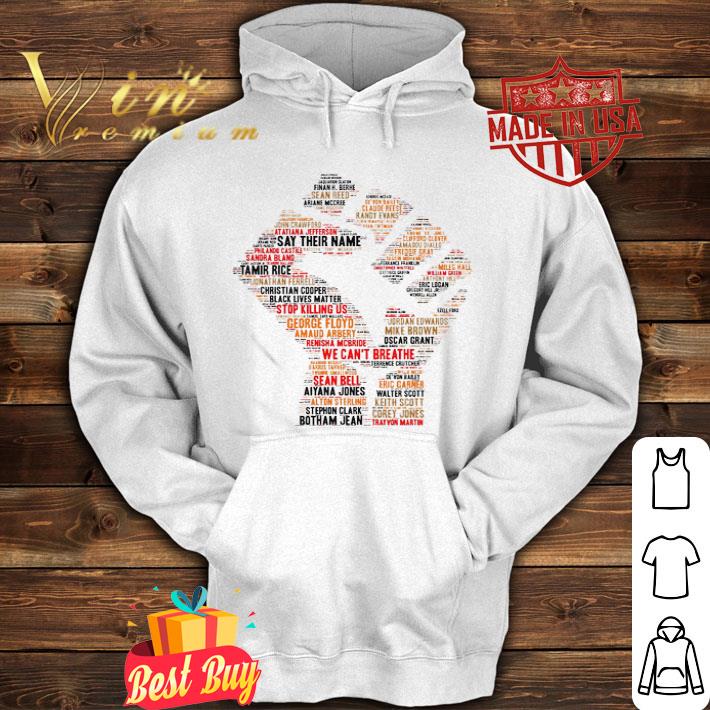 Strong Hand George Floyd We can’t breathe Black Lives Matter shirt