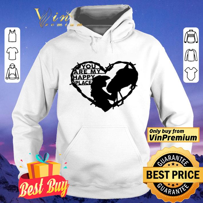 Girl Horses Riding Heart You Are My Happy Place shirt
