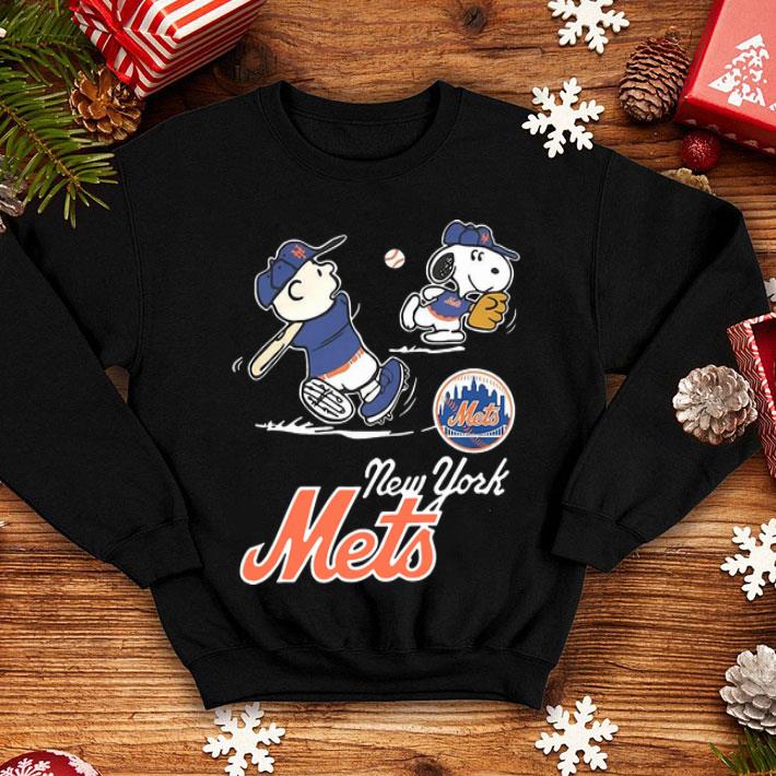 Charlie Brown And Snoopy Baseball New York Mets shirt