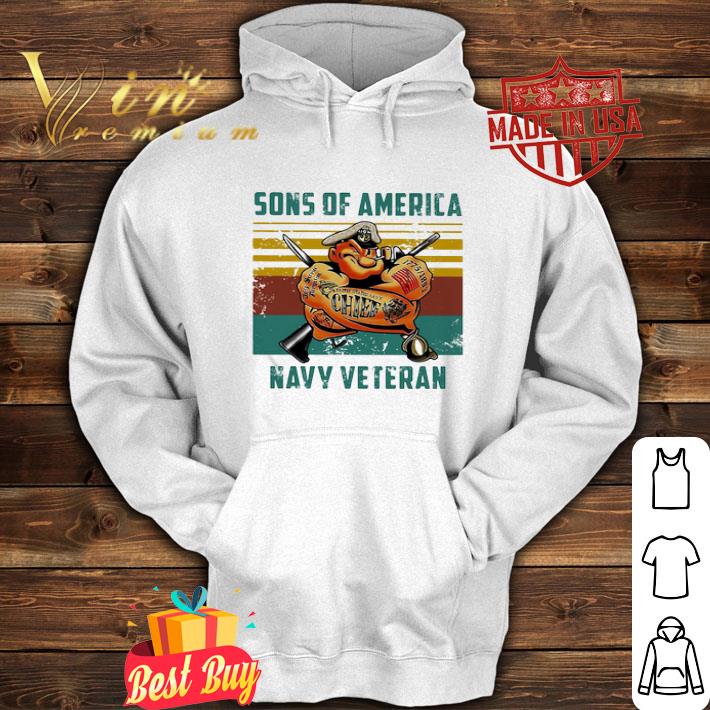 Popeye Sons Of America Navy Veteran Vintage shirt